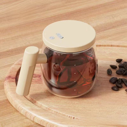 Rechargeable automatic mixing cup