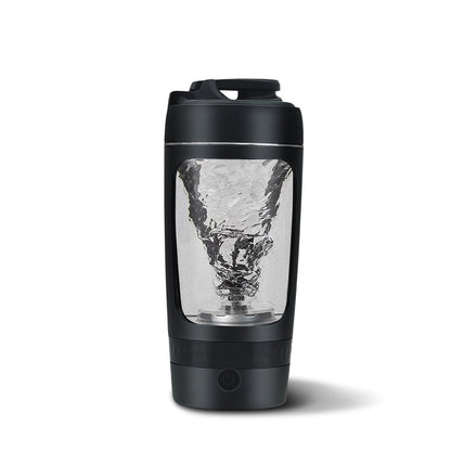 Rechargeable automatic mixing cup