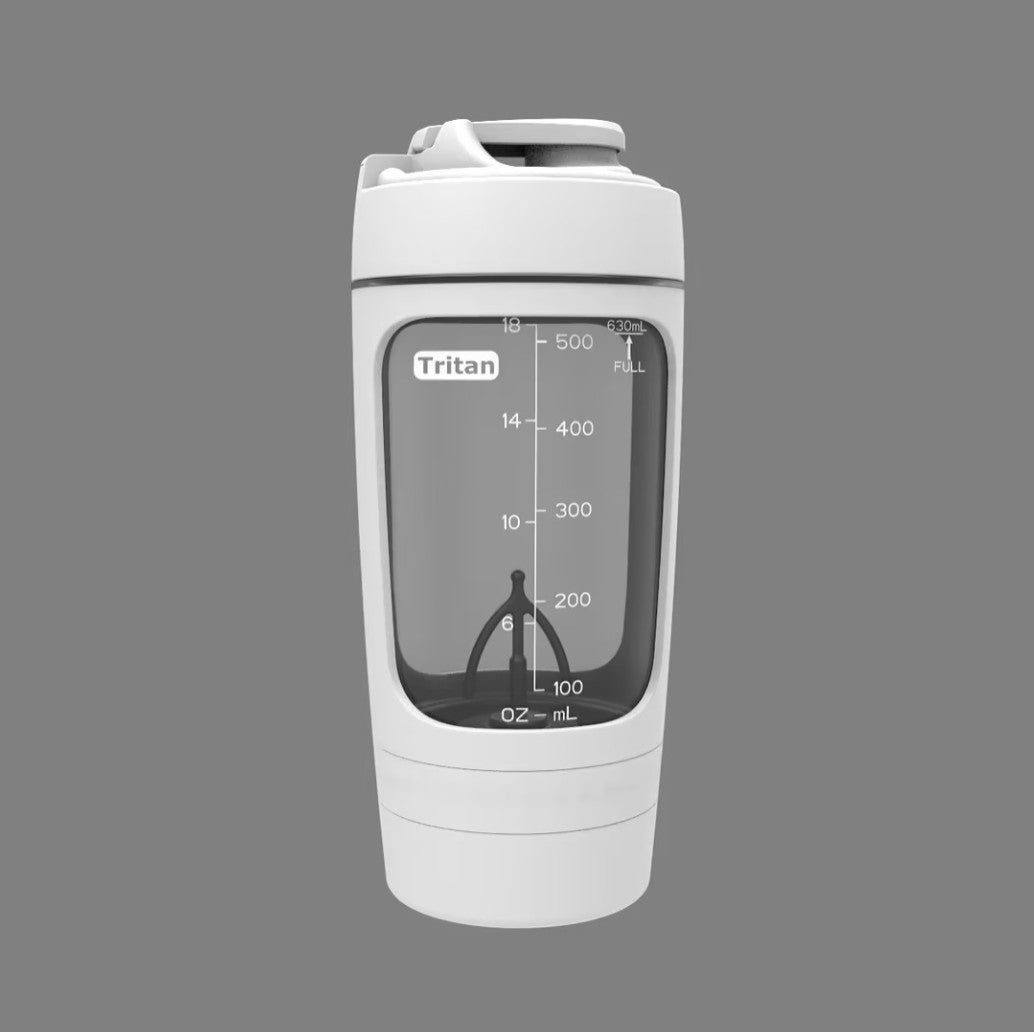 Rechargeable automatic mixing cup