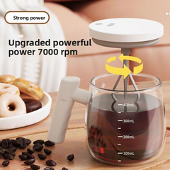 Simple white mixing cup