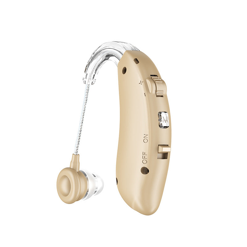 Rechargeable Behind-the-Ear Sound Amplifier for Elderly
