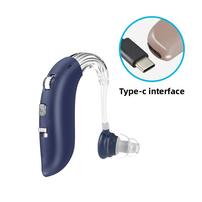 Rechargeable Behind-the-Ear Sound Amplifier for Elderly