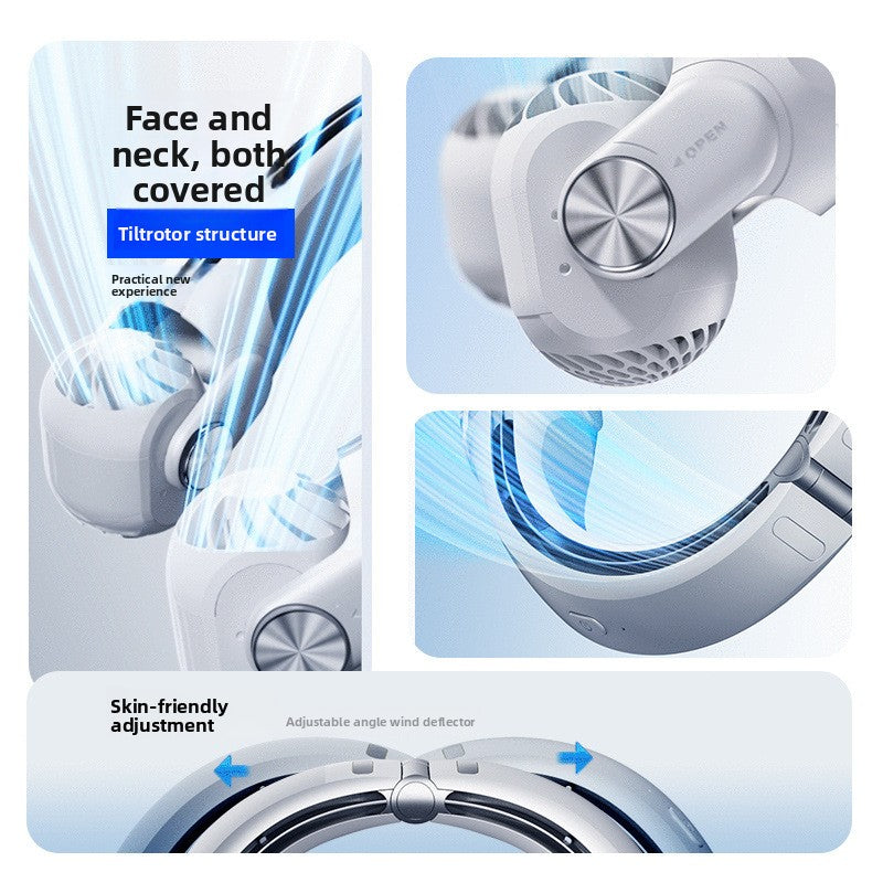 Rechargeable Bladeless Neck Fan