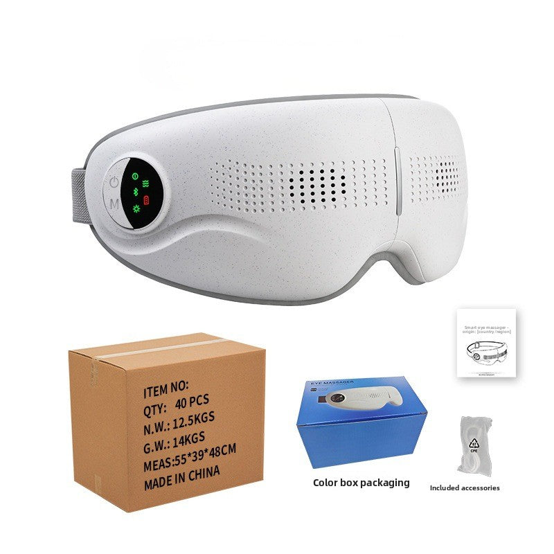 Rechargeable Bluetooth Eye Massager with Heat Therapy