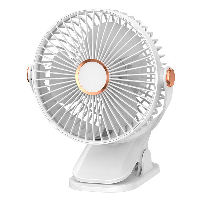 Rechargeable clip electric fan