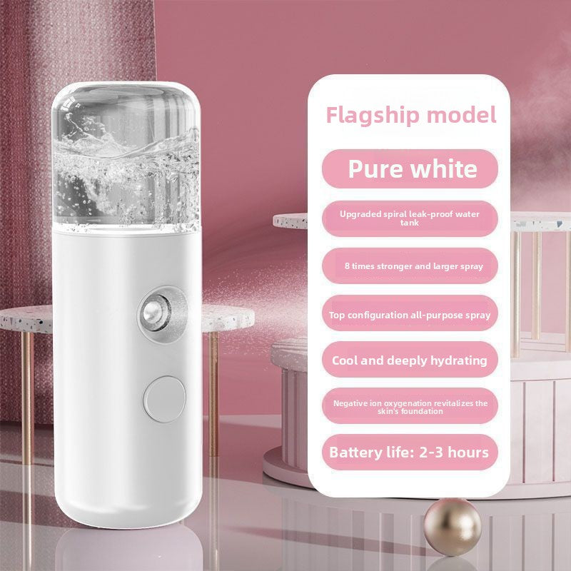 Rechargeable Cold Spray Facial Hydration Steamer