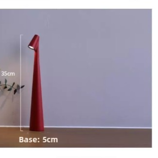Rechargeable Color Changing Table Lamp with Tall Base