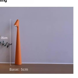 Rechargeable Color Changing Table Lamp with Tall Base
