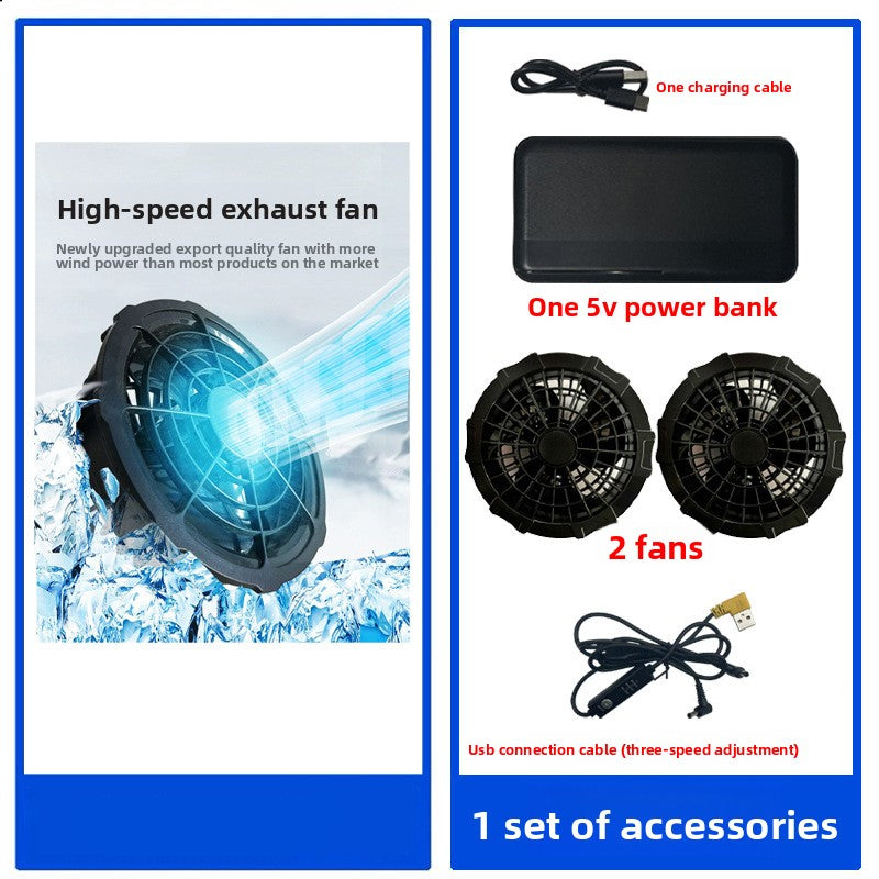 Rechargeable Cooling Vest with Reflective Safety Features
