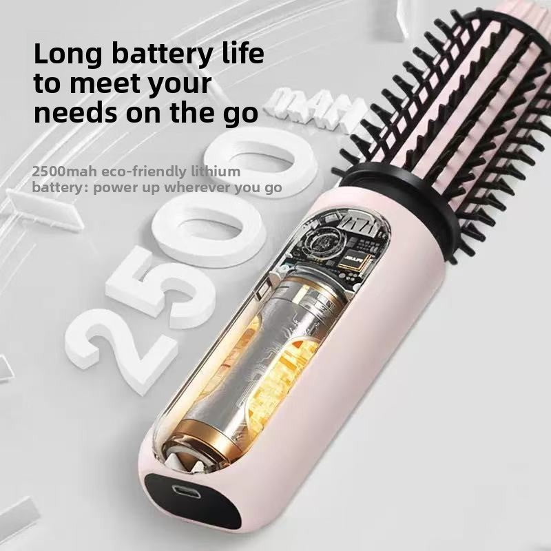 Rechargeable Curling Straightener Comb
