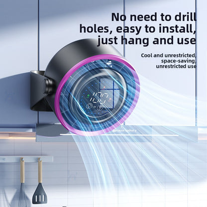 Rechargeable Desktop Fan with Digital Display