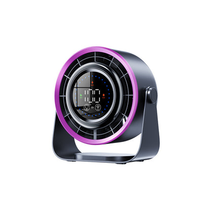 Rechargeable Desktop Fan with Digital Display