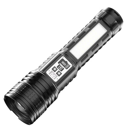 Rechargeable Digital Display Laser Flashlight with Zoom