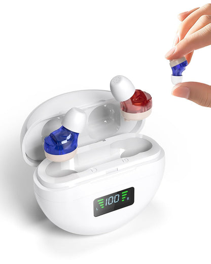 Rechargeable Digital Hearing Aid with Noise Reduction