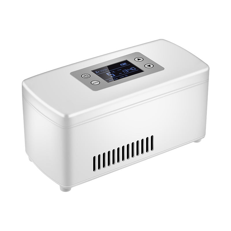 Rechargeable Dual-Purpose Mini Refrigerator for Car and Home