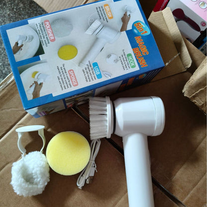 Rechargeable Electric Cleaning Brush Set