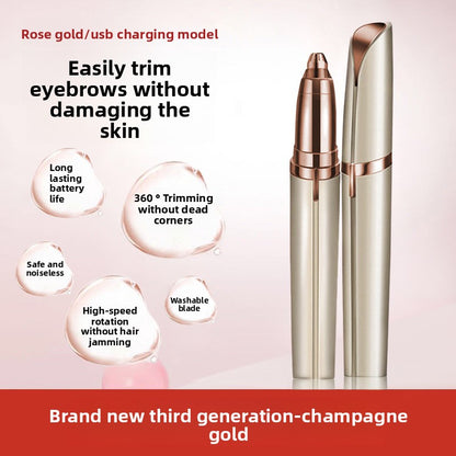 Rechargeable Electric Eyebrow Trimmer