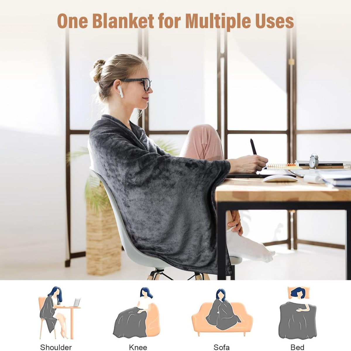 Rechargeable Electric Heating Blanket
