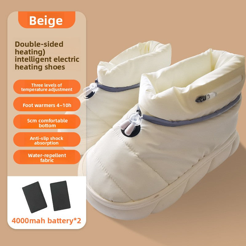 Rechargeable Electric Heating Shoes for Indoor Outdoor Use