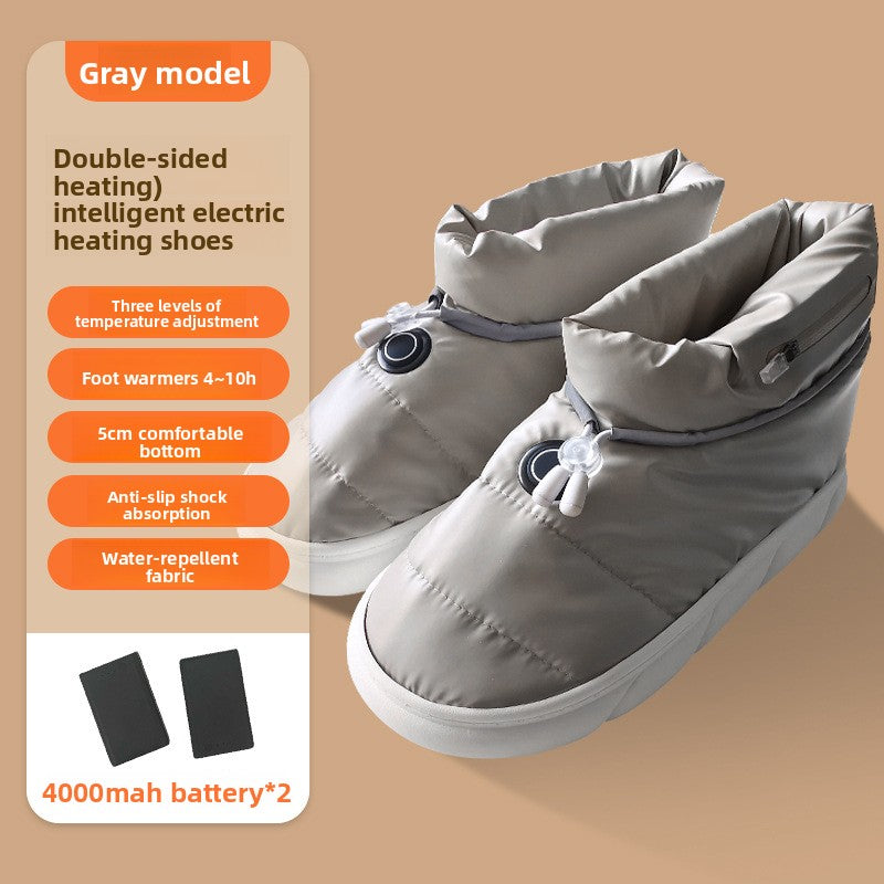 Rechargeable Electric Heating Shoes for Indoor Outdoor Use