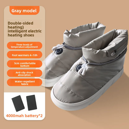 Rechargeable Electric Heating Shoes for Indoor Outdoor Use