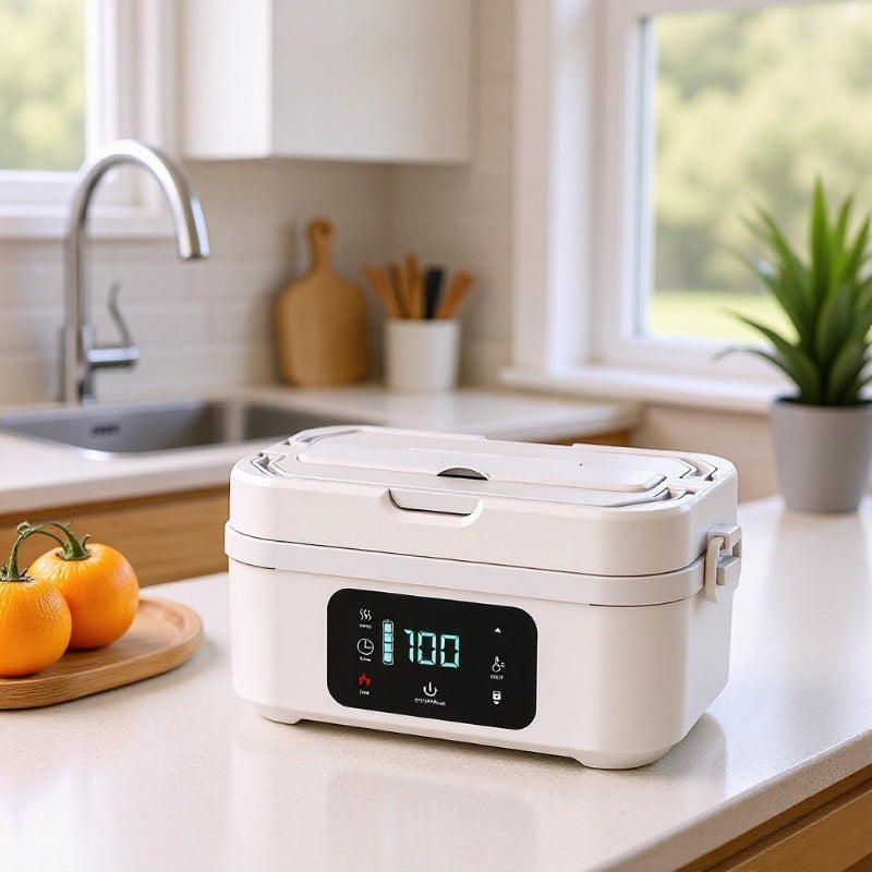 Rechargeable Electric Lunch Box with Stainless Steel Liner