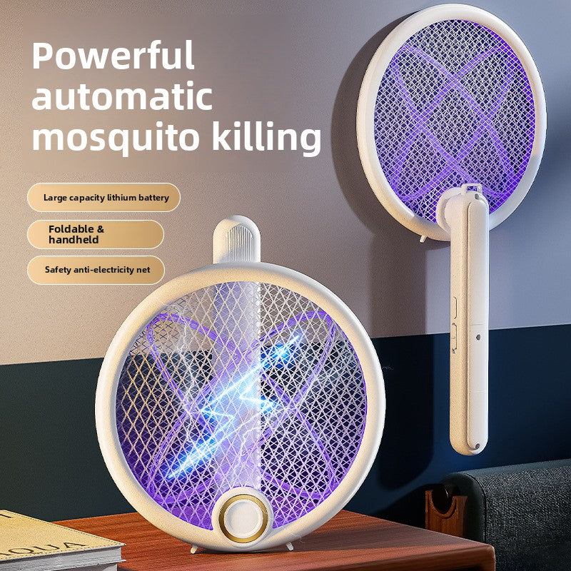 Rechargeable Electric Mosquito Swatter with LED Light
