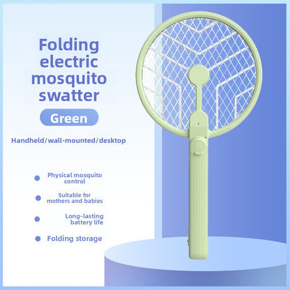 Rechargeable Electric Mosquito Swatter with LED Light