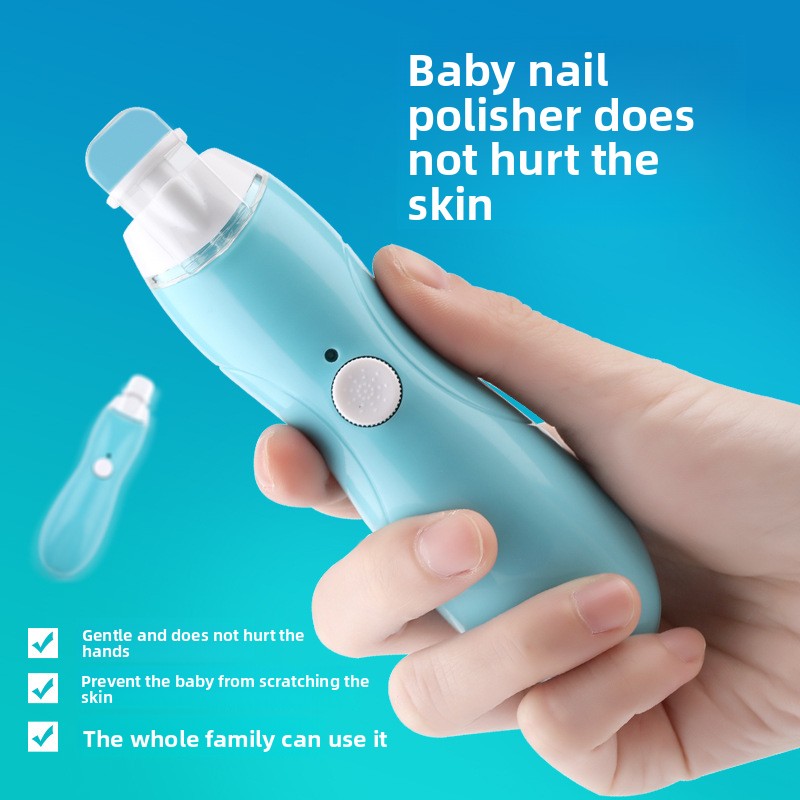 Rechargeable electric nail grinder for infants and toddlers