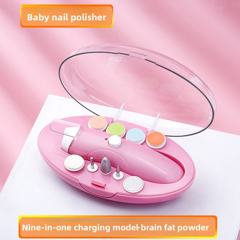 Rechargeable electric nail grinder for infants and toddlers