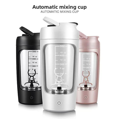 Rechargeable Electric Protein Shaker Cup with Scale