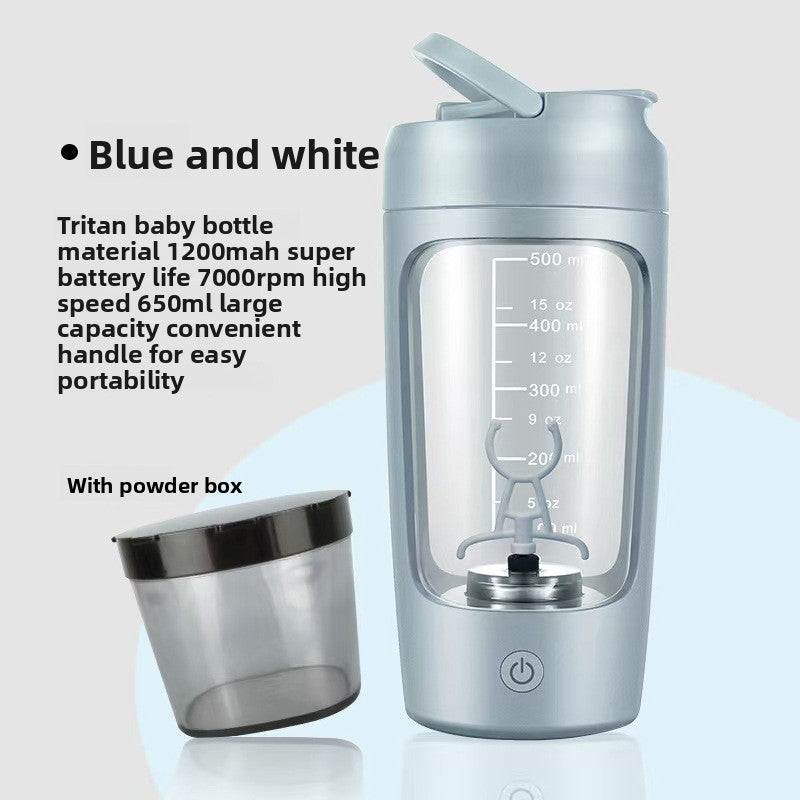 Rechargeable Electric Protein Shaker Cup with Scale