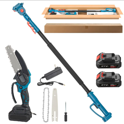 Rechargeable Electric Pruning Shears with Extension Pole