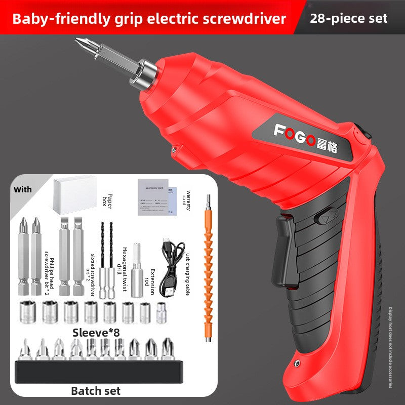 Rechargeable Electric Screwdriver with Automatic Function