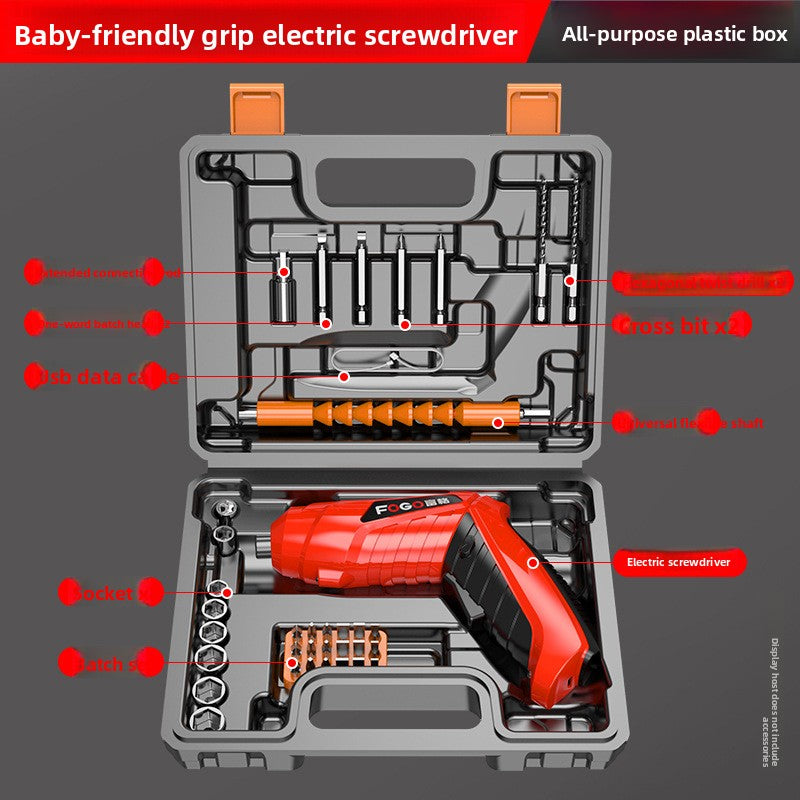 Rechargeable Electric Screwdriver with Automatic Function