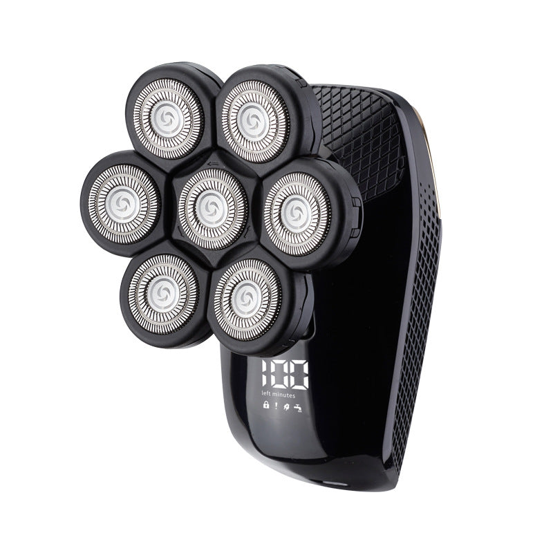Rechargeable Electric Shaver with Digital Display