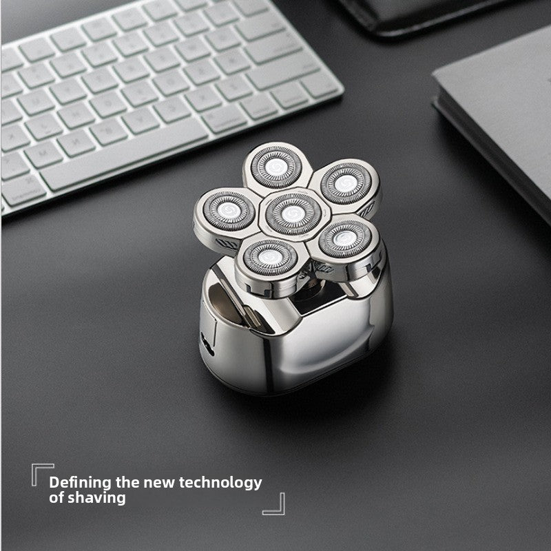 Rechargeable Electric Shaver with Digital Display