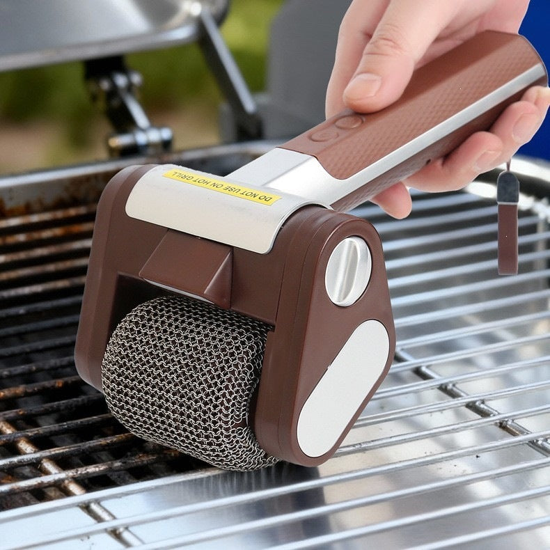 Rechargeable Electric Stainless Steel Grill Cleaning Brush