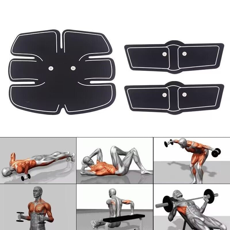 Rechargeable EMS Abdominal Muscle Massager with Arm Patches