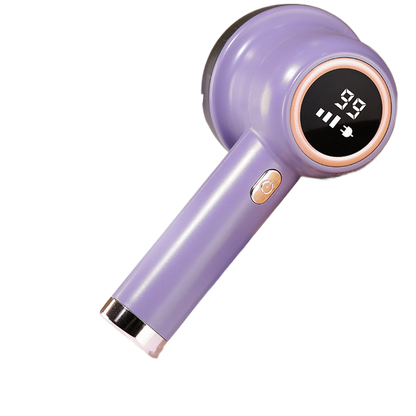 Rechargeable Fabric Lint Shaver with Digital Display