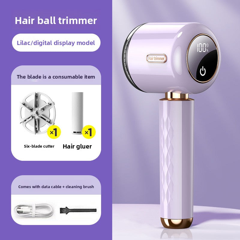 Rechargeable Fabric Shaver with Digital Display