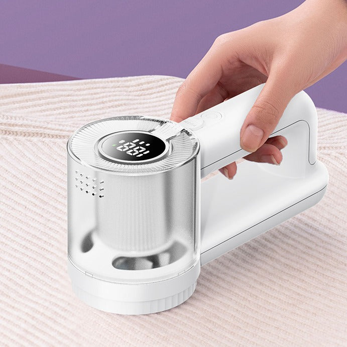 Rechargeable Fabric Shaver with Digital Display