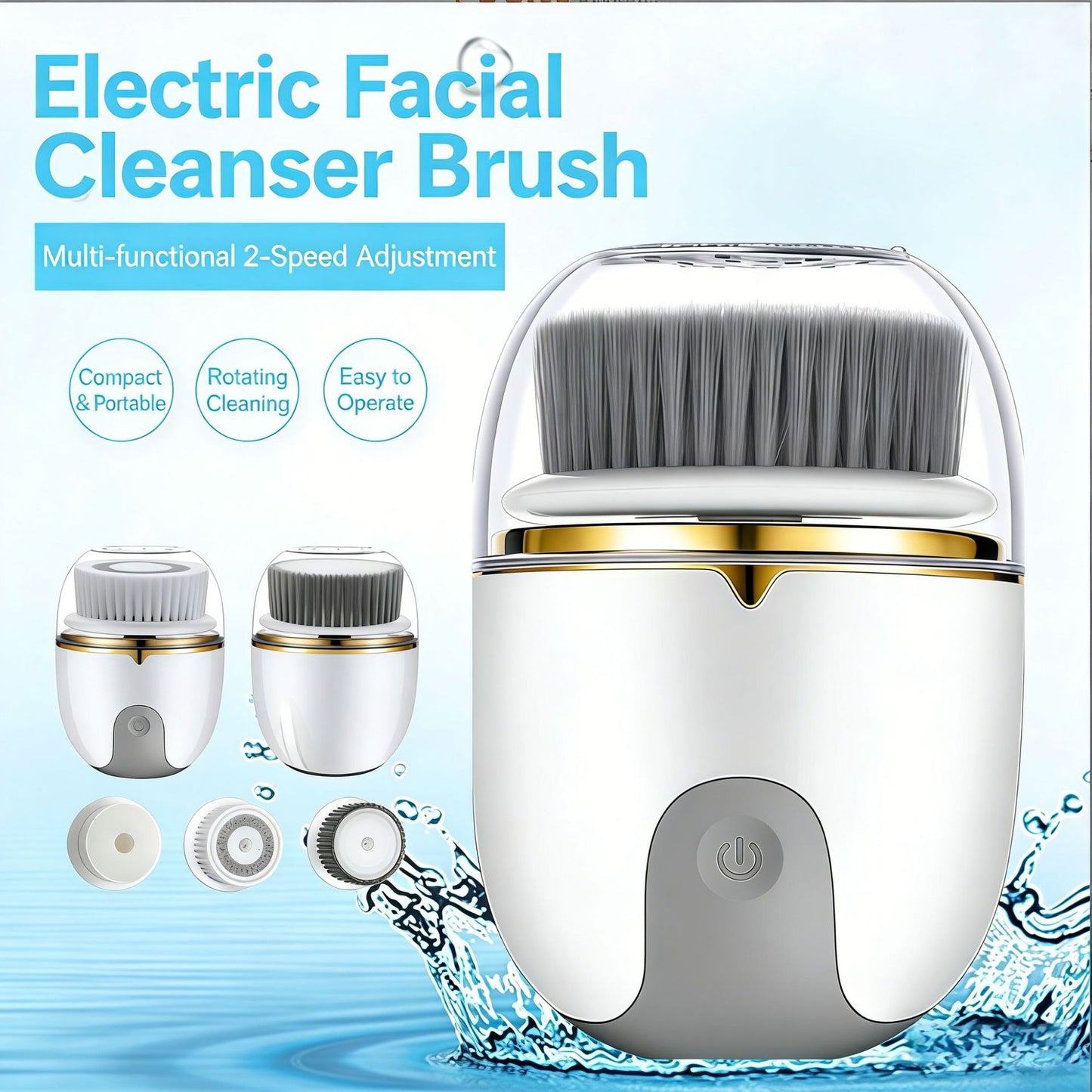 Rechargeable Facial Cleansing Device