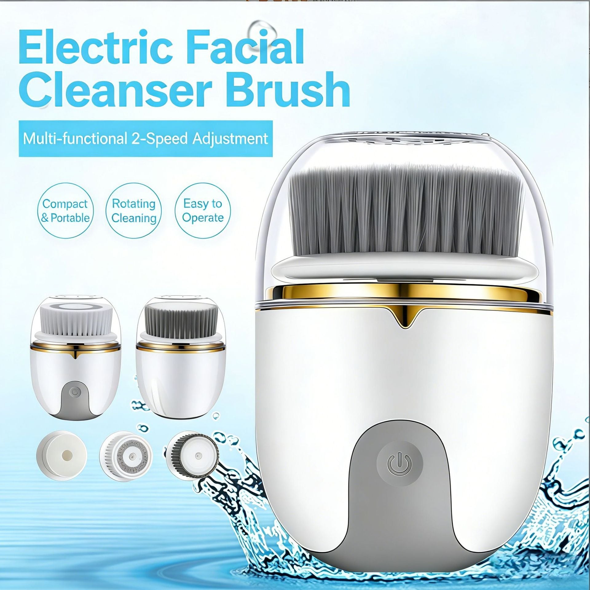 Rechargeable Facial Cleansing Device