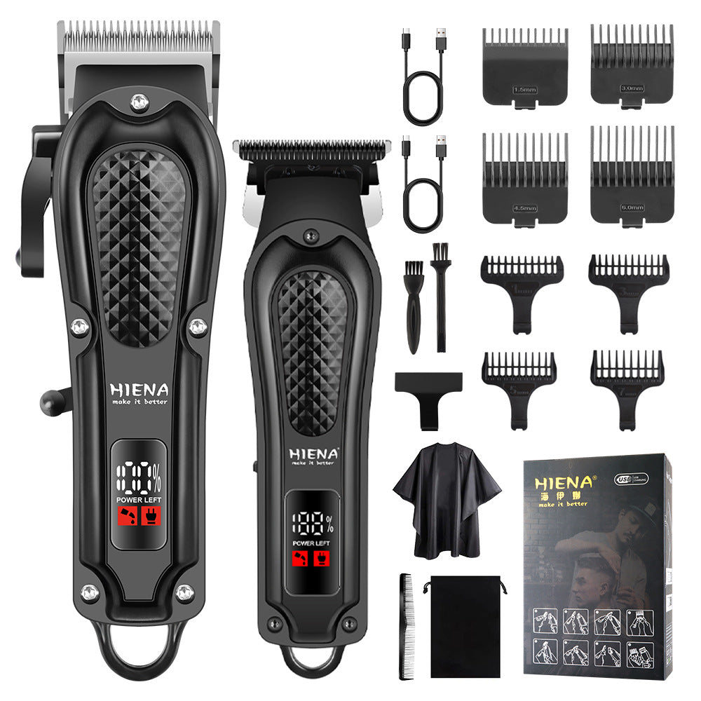 Rechargeable Hair Clipper with Digital Display