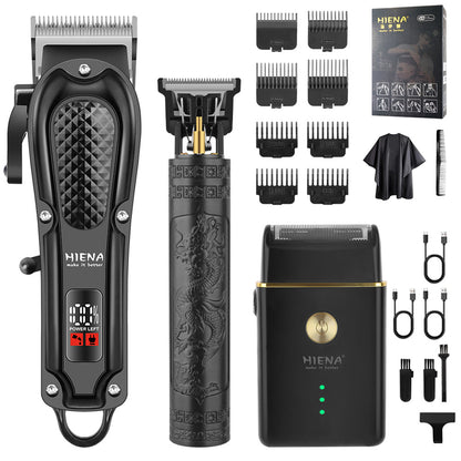 Rechargeable Hair Clipper with Digital Display