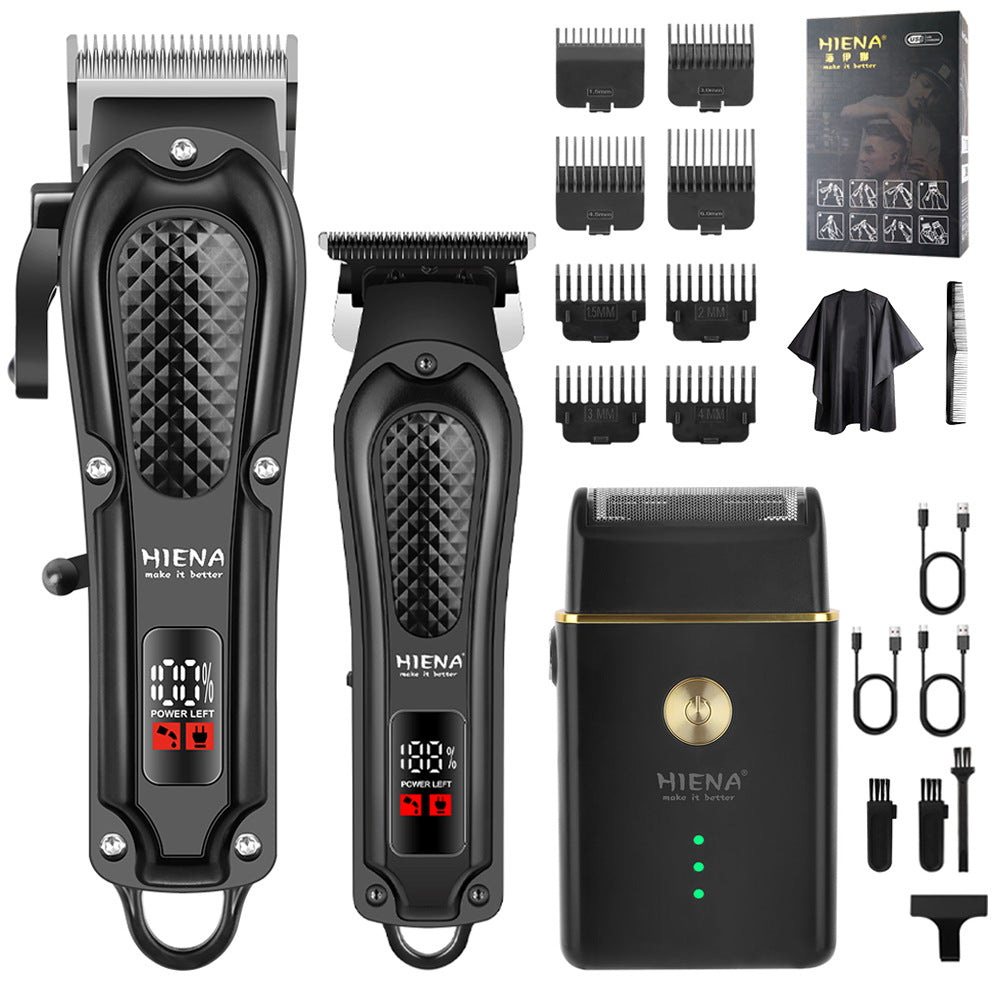 Rechargeable Hair Clipper with Digital Display