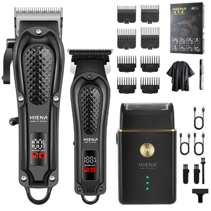Rechargeable Hair Clipper with Digital Display