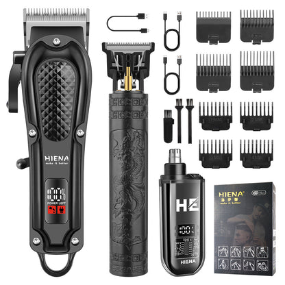 Rechargeable Hair Clipper with Digital Display
