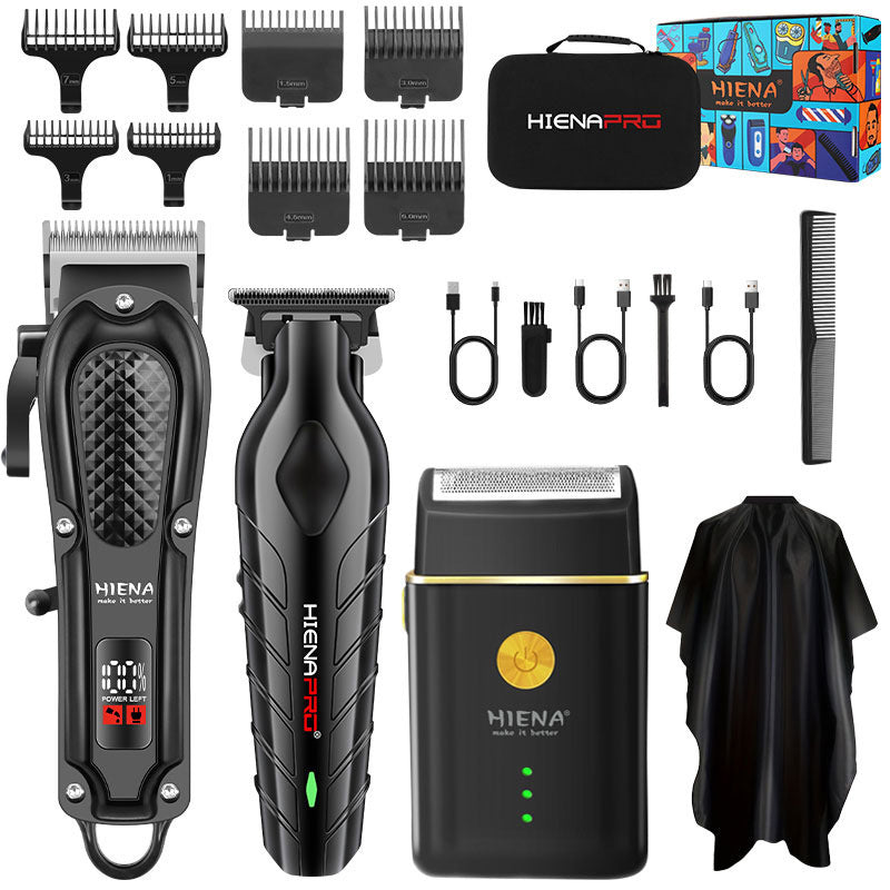 Rechargeable Hair Clipper with Digital Display